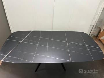 Tavolo fisso a botte 200x100