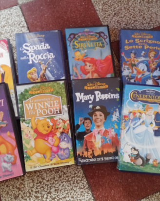 Cartoni animati Walt Disney cassette VHS