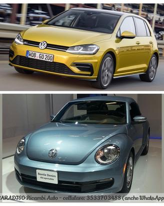 Ricambi volkswagen golf 7-maggiolino 2012-2023
