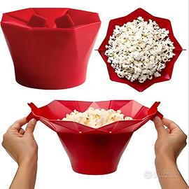 Contenitore in Silicone per Popcorn al Microonde