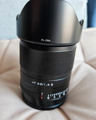 obbiettivo viltrox 23mm 1.4 sony E 