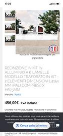 Recinzione frangivento e/o frangivista