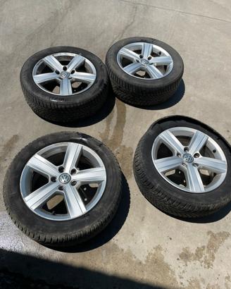 Cerchi con gomme volkswagen golf 6