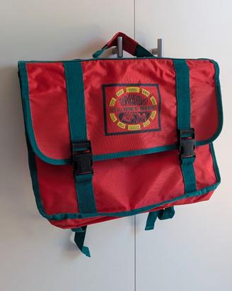 Cartella Vintage Rossa e Verde – 3 Scomparti – Com