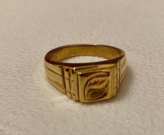 Anello uomo placcato oro 18K