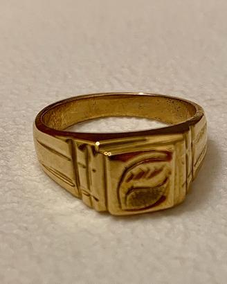 Anello uomo placcato oro 18K