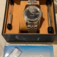 Seiko mod datejust galaxy black