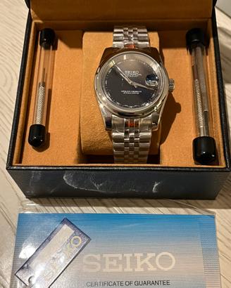 Seiko mod datejust galaxy black