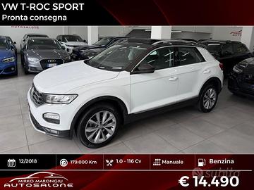 VW T-roc 1.0 116 SPORT TETTO APRIBILE FINANZIABILE