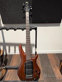Basso 5 corde Ibanez SR 505 modificato Jap spedito