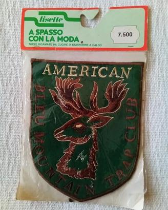 Toppa ricamata Bleu Mountain Trap Club