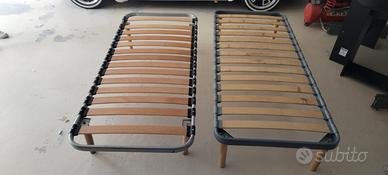 2 Reti letto singolo con materassi