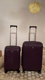 Set 2 valigie DELSEY viola rigide – cabina+grande