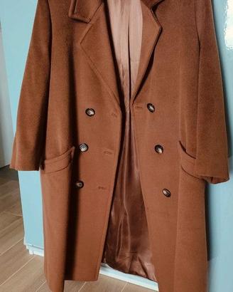 Cappotto vintage made in Italy marrone "Piacenza"