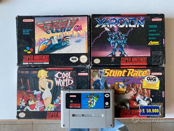 Lotto Giochi Super Nintendo (Anche Singoli)