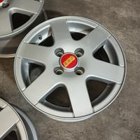 cerchi 4x100 r14 j6 d'epoca volkswagen opel bmw