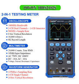Oscilloscopio DIGITALE Multimetro OWON 100MHZ