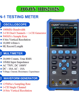 Oscilloscopio DIGITALE Multimetro OWON 100MHZ