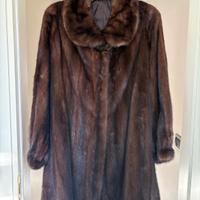 Pelliccia di visone naturale XL