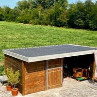 Casetta in legno lamellare 6x3 mt – come nuova