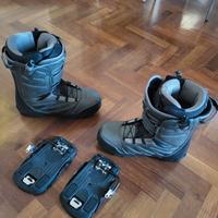 Scarponi Nitro e attacchi K2 snowboard