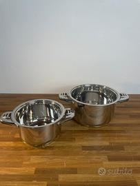 Set 2 pentole Blumenthal & Wise – inox lucido