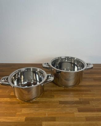 Set 2 pentole Blumenthal & Wise – inox lucido