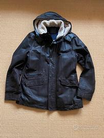 Giubbotto in pelle scamosciata da uomo