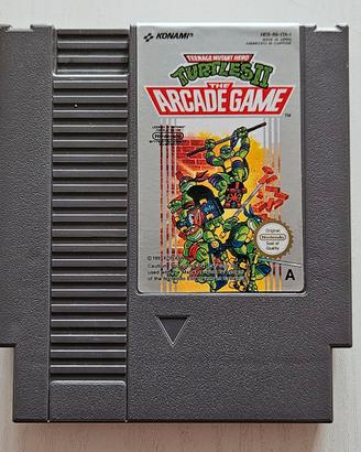 Gioco Nintendo Nes TMHT Turtles II 