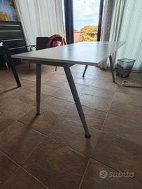 Scrivania Bianca Ikea 180 x 80