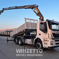 IVECO 260S36 GRU EFFER + JIB + RIBALTABILE TRILAER