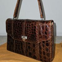 Borsa Coccodrillo Vero Milano anni 40