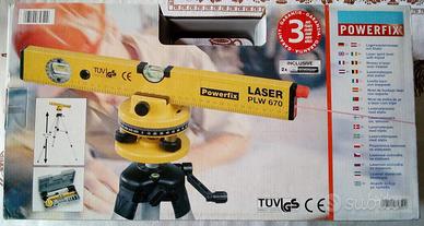 Livella laser con treppiede Powerfix