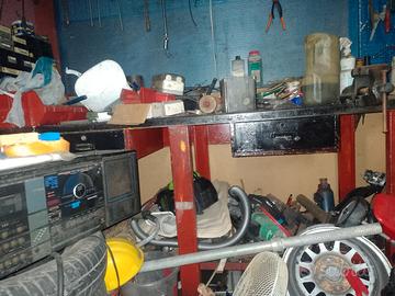 Banco officina con Morsa e due cassetti 