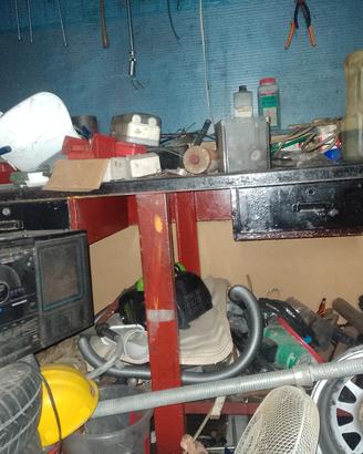 Banco officina con Morsa e due cassetti 