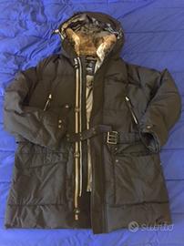 Giaccone Bull&Bear Nero XXL con pelliccia