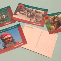 4x Cartoline Calendario Atlante 2003 De Agostini