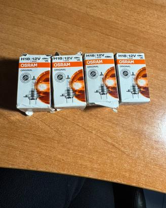 Osram lampadine h18 12v 65w original auto moto set