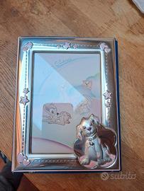 Cornice argento bambina First Class 17x13