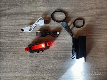 fanale e stop per bicicletta Mountain bike 