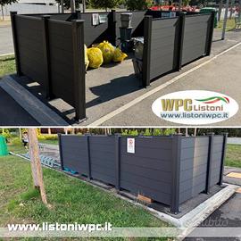 Listoni wpc recinto area ecologica doga legno plas