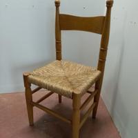 Sedie impagliate in legno di faggio