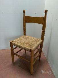 Sedie impagliate in legno di faggio