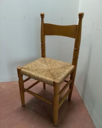 Sedie impagliate in legno di faggio