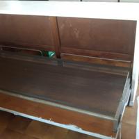 mobile letto a scomparsa anni dopoguerra vintage