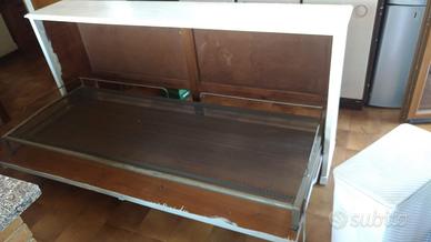 mobile letto a scomparsa anni dopoguerra vintage