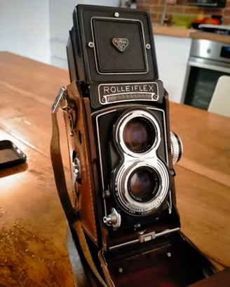 macchina fotografica Rolleiflex . Boost 3.5