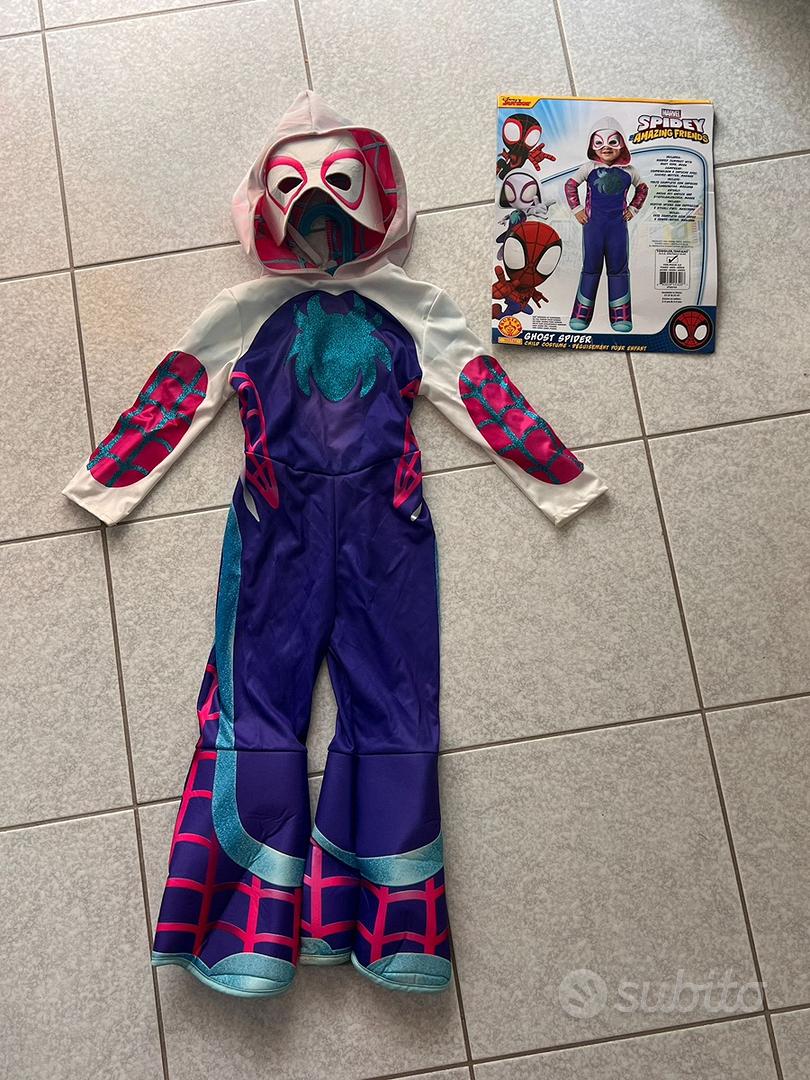 Costume Ghost Spider Spiderverse Rubie's - Per Bambini 5-6 Anni