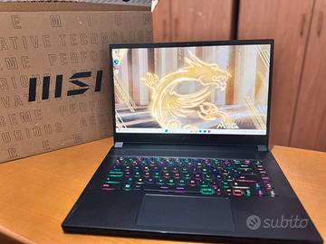 Msi stealth gs66 COME NUOVO RTX 3070 32Gb