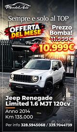 Jeep Renegade 1.6 Mjt 120 CV Limited